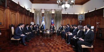Mandatarios de Guatemala y de República de China (Taiwán) sostienen reunión bilateral