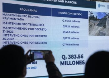 Gira presidencial conoce proyectos de desarrollo en San Marcos