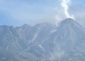Volcán Santiaguito mantiene actividad alta