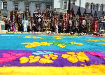 Alrededor de 4 mil voluntarios participarán en elaboración de la alfombra más grande de Guatemala