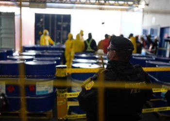 Decomisan químicos para elaborar droga sintética en Izabal