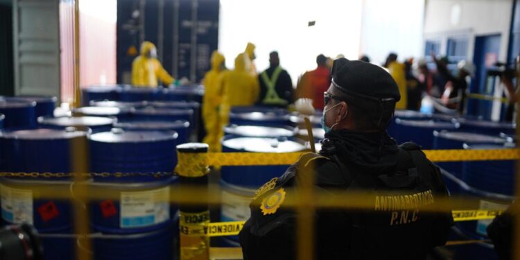 Decomisan químicos para elaborar droga sintética en Izabal