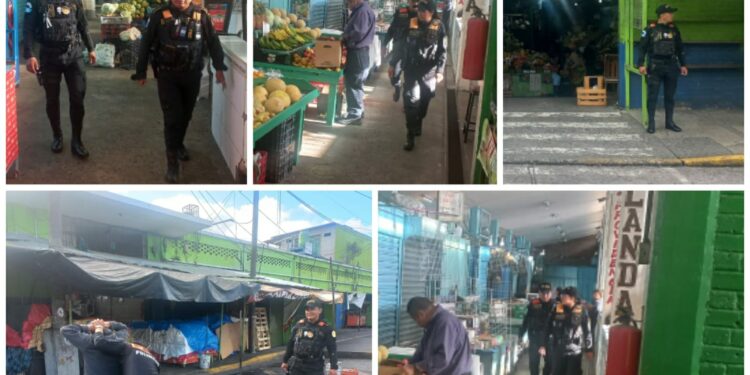 Desarrollan operativos en mercado La Parroquia, zona 6