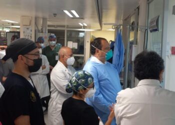 El canciller visita a los connacionales que resultaron heridos por el lamentable incendio en Ciudad Juárez, Chihuahua, México.