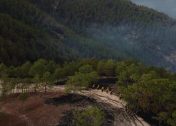 Siguen medidas para contrarrestar incendios forestales en Huehuetenango