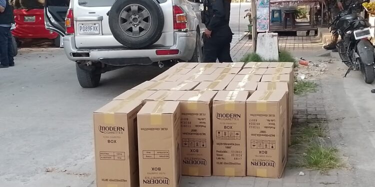 Ejército localiza cigarrillos de contrabando en Petén
