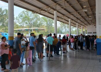 Flujo migratorio durante la Semana Santa en Guatemala. /Foto: IGM