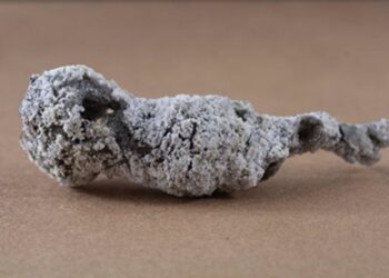 Material formado por un rayo en Florida puede ser un nuevo mineral