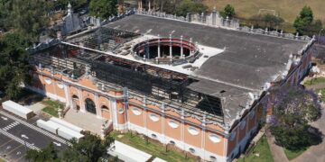 Cambio de techo en el Museo Nacional de Arqueología y Etnología. /Foto: MCD