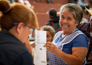 Notificaron a adultos mayores de Uspantán, Quiché, sobre su ingreso al PAM.