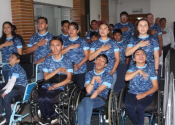Guatemala juramenta a delegación para los Juegos Parapanamericanos Juveniles Bogotá 2023