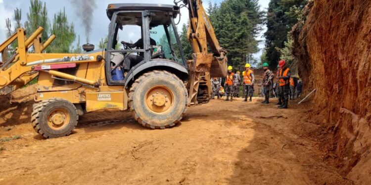 Suman 521 Kilómetros de carreteras terciarias por el Cuerpo de Ingenieros del Ejército