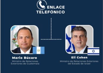 Cancilleres de Guatemala e Israel.
