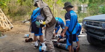 Jornadas de deschatarrización se ejecutaron en Baja Verapaz. /Foto: MSPAS