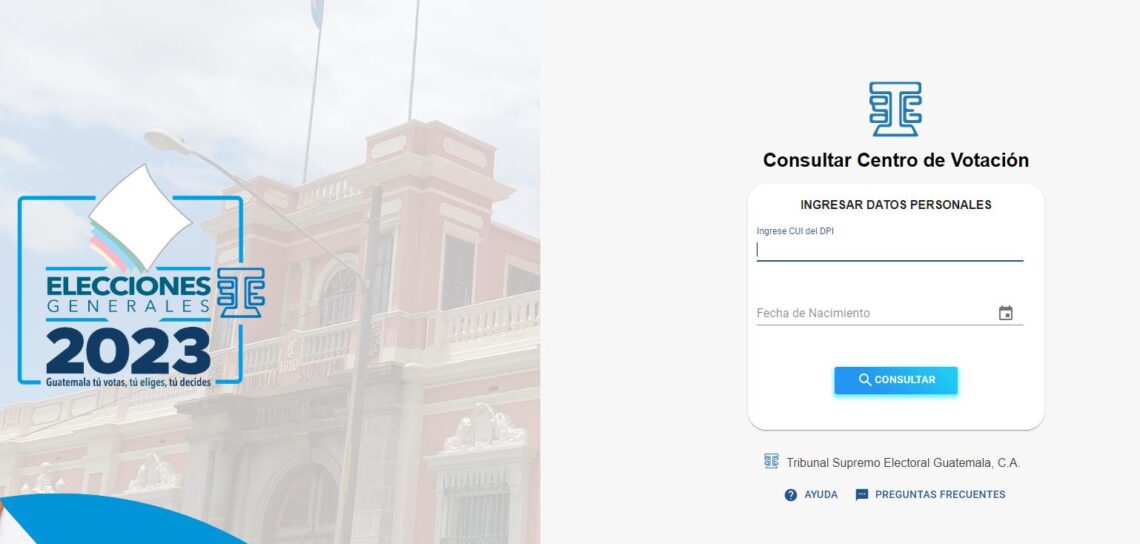 Habilitan portal “Dónde votas 2023” para conocer tu centro de votación