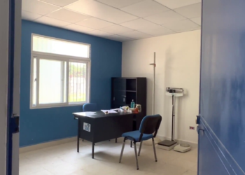 Centro de salud en aldea Las Minas, Ixcan del departamento de Quiché. /Foto: MSPAS