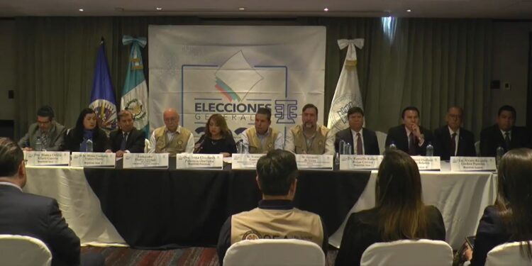TSE y OEA firman convenio para la observación de las elecciones generales de Guatemala