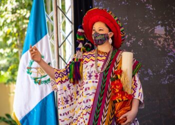 Uno de los trajes típicos de Guatemala