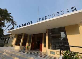 Escuela tipo federación José Clemente Chavarría en Salamá, Baja Verapaz. /Foto: Gilber García
