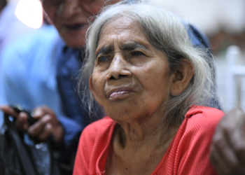 Doña Nicolasa Pol, beneficiaria del PAM en Suchitepéquez.