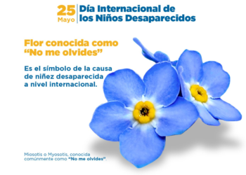 25 de mayo: Día de los Niños Desaparecidos.