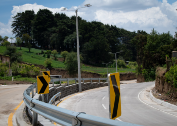 Libramiento habilitado en San Juan Ostuncalco.