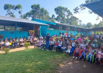 Estudiantes de San Pablo, San Marcos, participan en festival infantil