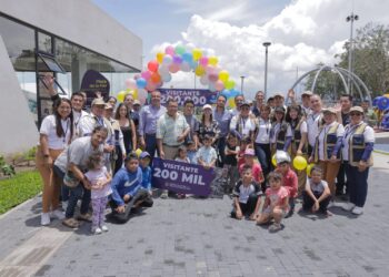 Parque de la Paz alcanza los 200 mil visitantes