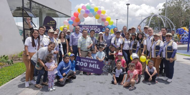 Parque de la Paz alcanza los 200 mil visitantes