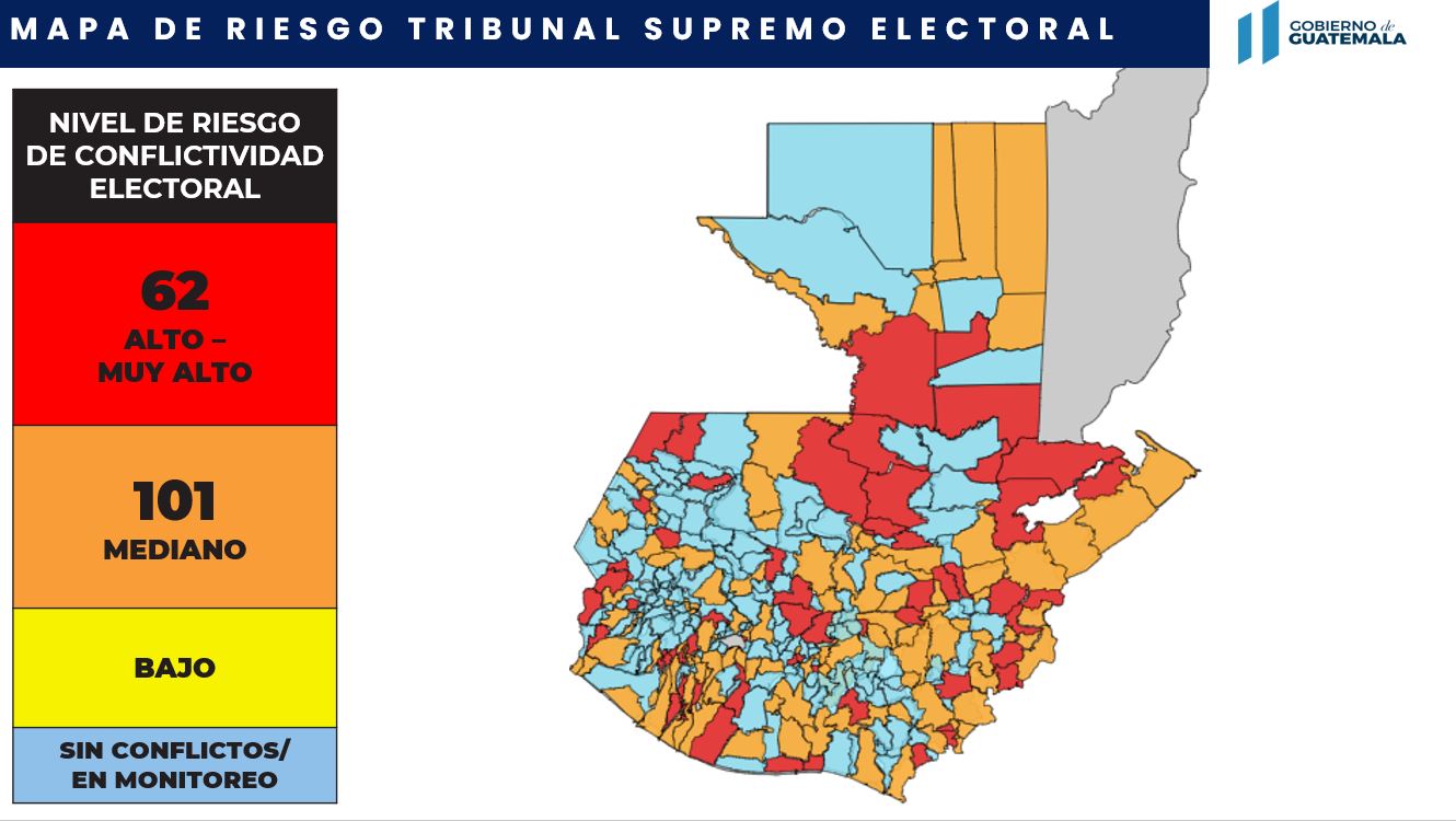 Mapa de riesgo tribunal supremo electoral