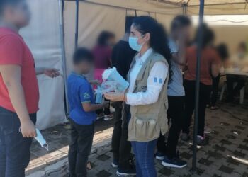 Retornan 61 menores no acompañados vía terrestre desde México.