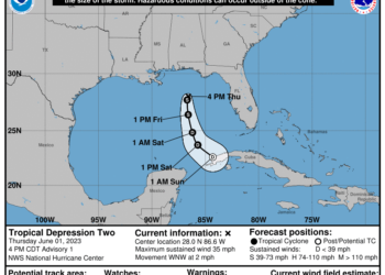 Se formó la depresión tropical Dos en el océano Atlántico.