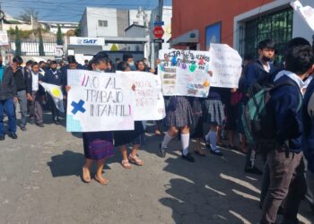 Sololá hace caminata por el Día Mundial contra el Trabajo Infantil