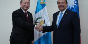 Vicecanciller de China (Taiwán) visitó Guatemala para abordar varios temas.