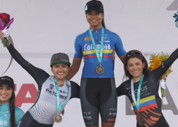 Andrea Alzate es la ganadora del prólogo en la Vuelta Ciclística Internacional Femenina a Guatemala