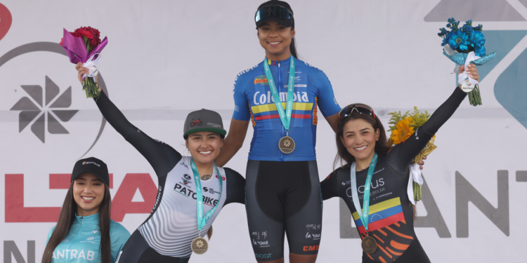 Andrea Alzate es la ganadora del prólogo en la Vuelta Ciclística Internacional Femenina a Guatemala