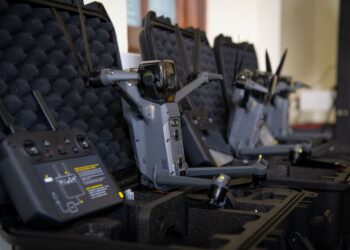 Gobernación muestra drones para investigación criminal.