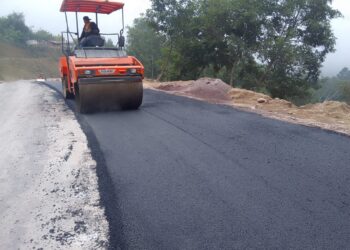 Avanzan trabajos en tramos carreteros en la CA-1 Occidente