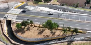 Habilitan paso a desnivel de San Bartolomé Milpas Altas