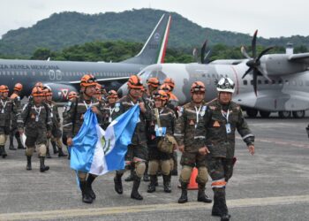 USARGUA11 representa a Guatemala en el simulacro.