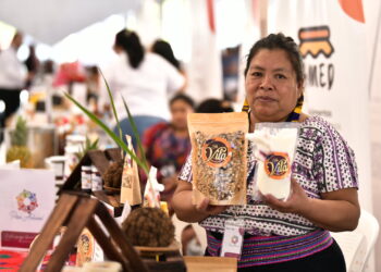 SOSEP crea espacios para que las guatemaltecas expongan sus productos. /Foto: Álvaro Interiano
