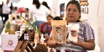 SOSEP crea espacios para que las guatemaltecas expongan sus productos. /Foto: Álvaro Interiano