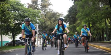 Se realiza el Bicitour del Organismo Judicial en la Ciudad de Guatemala