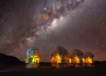 Chile se promociona como el mejor punto de astroturismo. / Foto: Observatorio ALMA.
