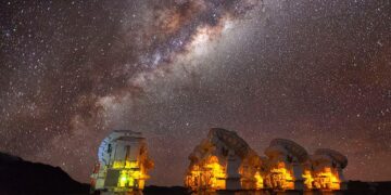 Chile se promociona como el mejor punto de astroturismo. / Foto: Observatorio ALMA.