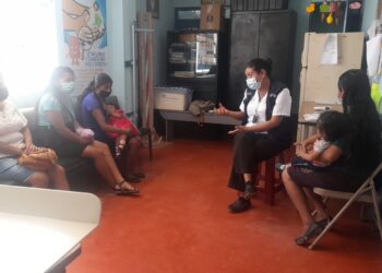 Promueven la importancia de la lactancia materna. /Foto: MSPAS