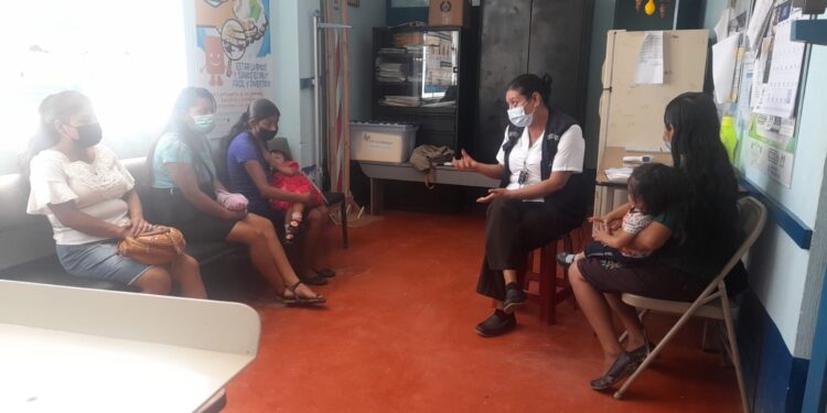 Promueven la importancia de la lactancia materna. /Foto: MSPAS