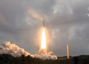 Cohete Ariane 5 hizo su último despegue, con dos satélites a bordo