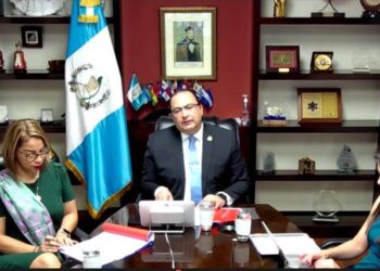 Autoridades del Minex, Cámara de la Industria entre otros participaron en un encuentro virtual este miércoles.