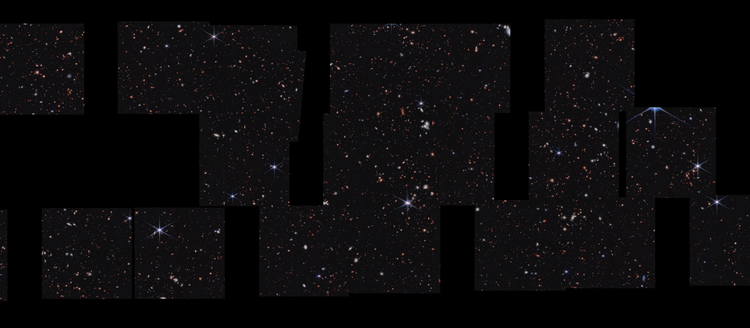 La NASA compartió los detalles del hallazgo de este agujero negro. / Foto: NASA, ESA, CSA, Steve Finkelstein (UT Austin), Micaela Bagley (UT Austin), Rebecca Larson (UT Austin)